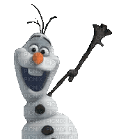 Winter.Snowman.frozen.gif.Victoriabea - Zdarma animovaný GIF