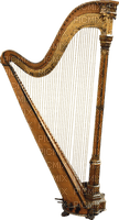 harp-gold-deco-minou52 - Free PNG