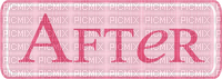 After Texte Rose :) - Free PNG
