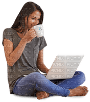 drinking coffee bp - Free PNG