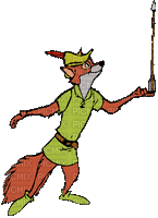 Kaz_Creations Cartoons Robin Hood - GIF animate gratis