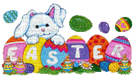 text Easter - GIF animé gratuit