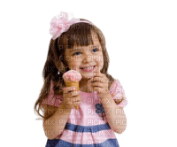 Kaz_Creations Child Girl Ice Cream Cone - Free PNG
