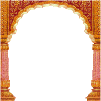 Temple India Background Frame
