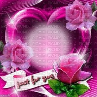 Fond rose coeur debutante fleurs roses roses just for you pink bg pink flower pink heart