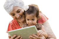 mormor-barn----Grandparents and child - Free PNG