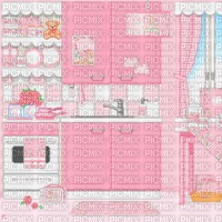 Pink Pixel Kawaii Kitchen - Free PNG