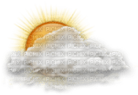 tube soleil et nuage - Free PNG