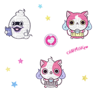 cute kawaii yo-kai watch overlay cat ghost - gratis png