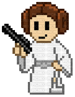 Princess Leia - GIF animado grátis