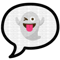 emojikitchen ghost speechbubble - PNG gratuit