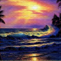 loly33 coucher de soleil sunset background fond - 免费PNG