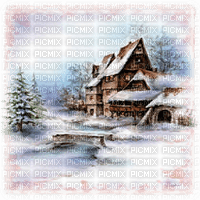 invierno casa  dubravka4 - Free PNG
