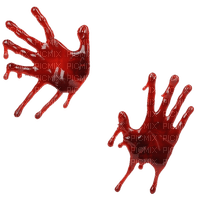 halloween gothic hand blood main - gratis png