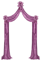 Kaz_Creations Deco Curtains Pink - zadarmo png