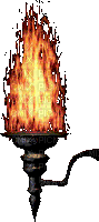 fire feu feuer effect deco  gif anime animated animation tube lamp medieval Moyen-Age mittelalter middle Ages - Free animated GIF