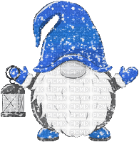 soave christmas winter animated deco gnome - GIF animate gratis
