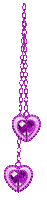 Hearts.Purple.Animated - KittyKatLuv65 - Δωρεάν κινούμενο GIF