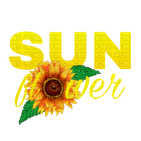 Sunflower Text - Bogusia - zadarmo png