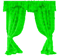 green drapery - Gratis geanimeerde GIF