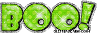boo glitter text - GIF animé gratuit