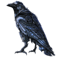 Steampunk Raven - gratis png