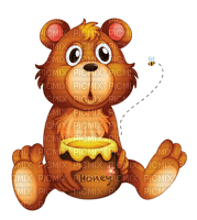 dolceluna brown bear honey - gratis png