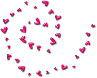 Hearts.Swirl.Pink - PNG gratuit