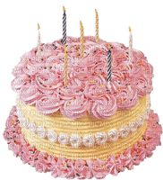 cake with candle - 免费PNG