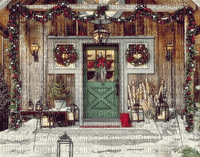 christmas, winter door - ingyenes png