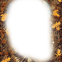 kikkapink steampunk autumn frame - ücretsiz png
