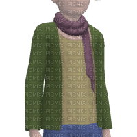 Sims 3 Child Scarf and Jacket - bezmaksas png