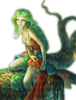 Rena Fantasy green grün Elf Elfe - ücretsiz png