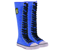 Boots Blue - By StormGalaxy05 - nemokama png