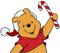 Winnie pooh Christmas - GIF animado gratis