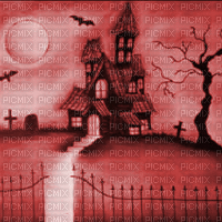 Red Halloween Background - GIF animado grátis