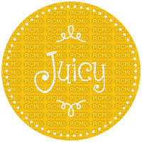 Juicy Word Art - Free PNG