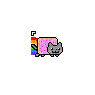 nyan cat cursor - Darmowy animowany GIF