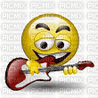smily gitarist - Nemokamas animacinis gif