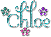 Kaz_Creations Names Chloe Animated - Animovaný GIF zadarmo