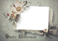 frame-jul-text merry christmas - PNG gratuit