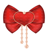 Kaz_Creations Valentine Deco Love Hearts Ribbons Bows - PNG gratuit