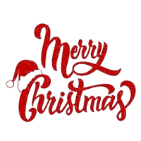 Merry Christmas glitter - PNG gratuit