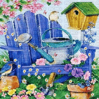 soave backgroung animated spring easter garden - 免费动画 GIF