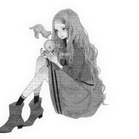 Anime Girl - Colorless >Develchen< - zdarma png