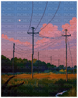 pixel art powerlines - Free PNG