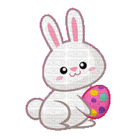 Cute Easter Bunny - GIF animé gratuit