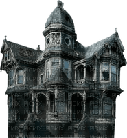 Kaz_Creations Haunted House Halloween - nemokama png