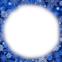 Winter.Frame.Blue - KittyKatLuv65 - png grátis