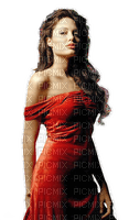 Femme robe rouge - PNG gratuit